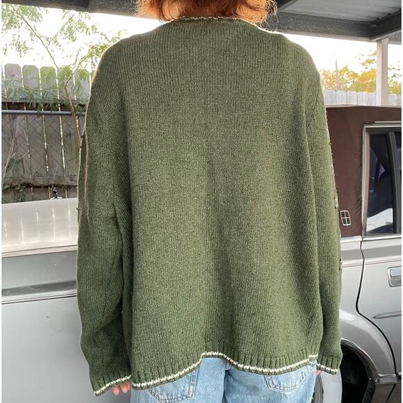 🔥Croft & Barrow Snowflakes Winter Core Holiday Christmas Ugly Knitted Sweater - Picture 4 of 14